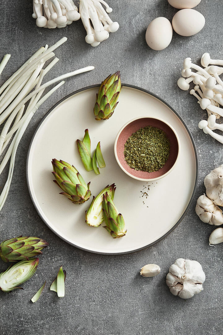 Round Stackable Plate - 160Mm, Dusted White: Pack of 6