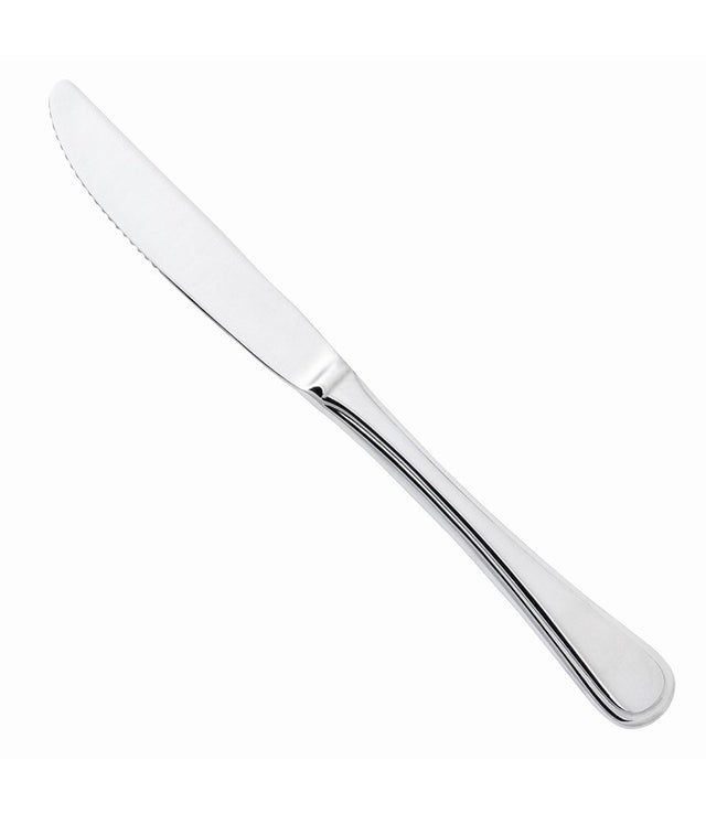 Table Knife - Mirabelle from tablekraft. made out of Stainless Steel and sold in boxes of 12. Hospitality quality at wholesale price with The Flying Fork!