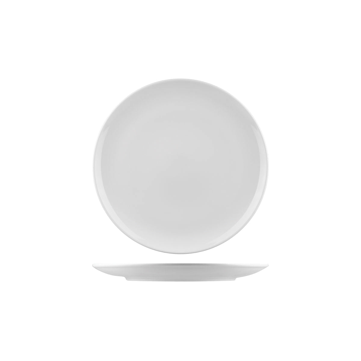 Round Coupe Plate - 240Mm, Nano from Rak Porcelain. Textured, made out of Porcelain and sold in boxes of 12. Hospitality quality at wholesale price with The Flying Fork!