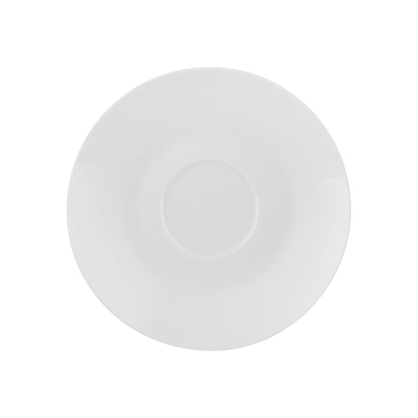 Saucer - Pacific Bone China from Australia Fine China. made out of Porcelain and sold in boxes of 72. Hospitality quality at wholesale price with The Flying Fork!