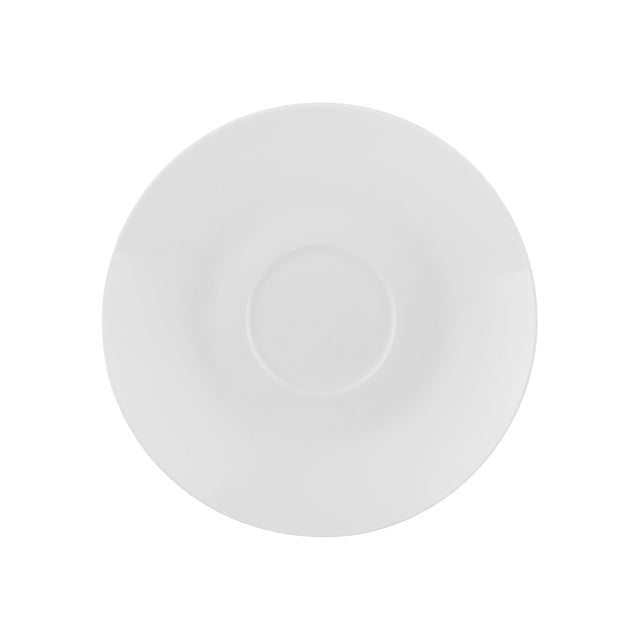 Saucer - Pacific Bone China from Australia Fine China. made out of Porcelain and sold in boxes of 72. Hospitality quality at wholesale price with The Flying Fork!