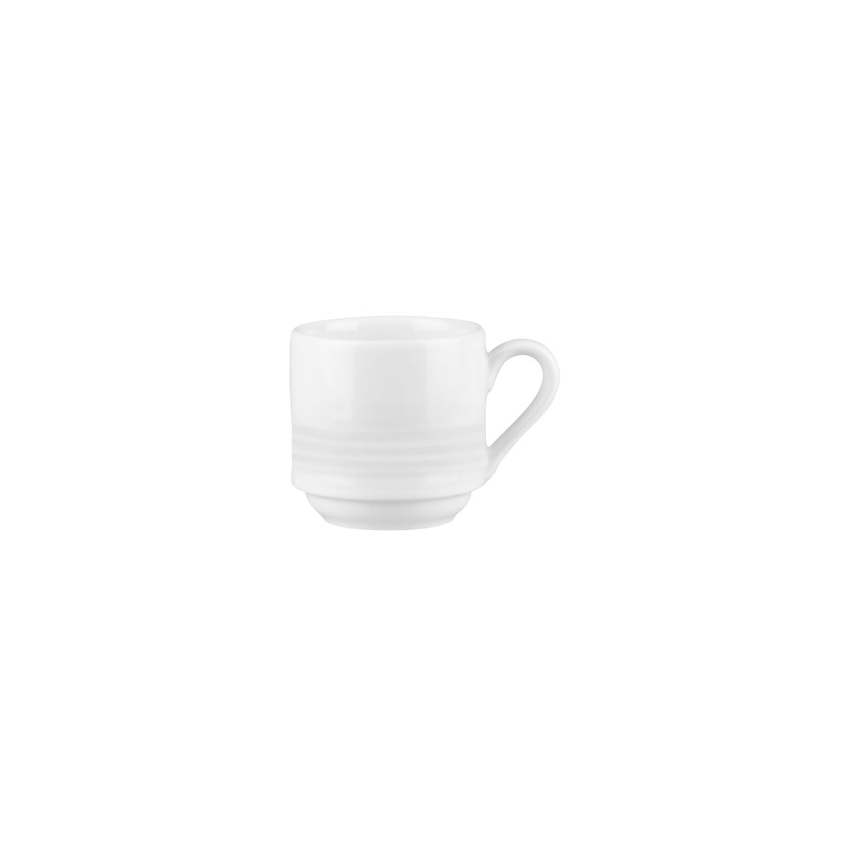 Tea Cup - 200Ml, Rondo from Rak Porcelain. Stackable, made out of Porcelain and sold in boxes of 12. Hospitality quality at wholesale price with The Flying Fork!