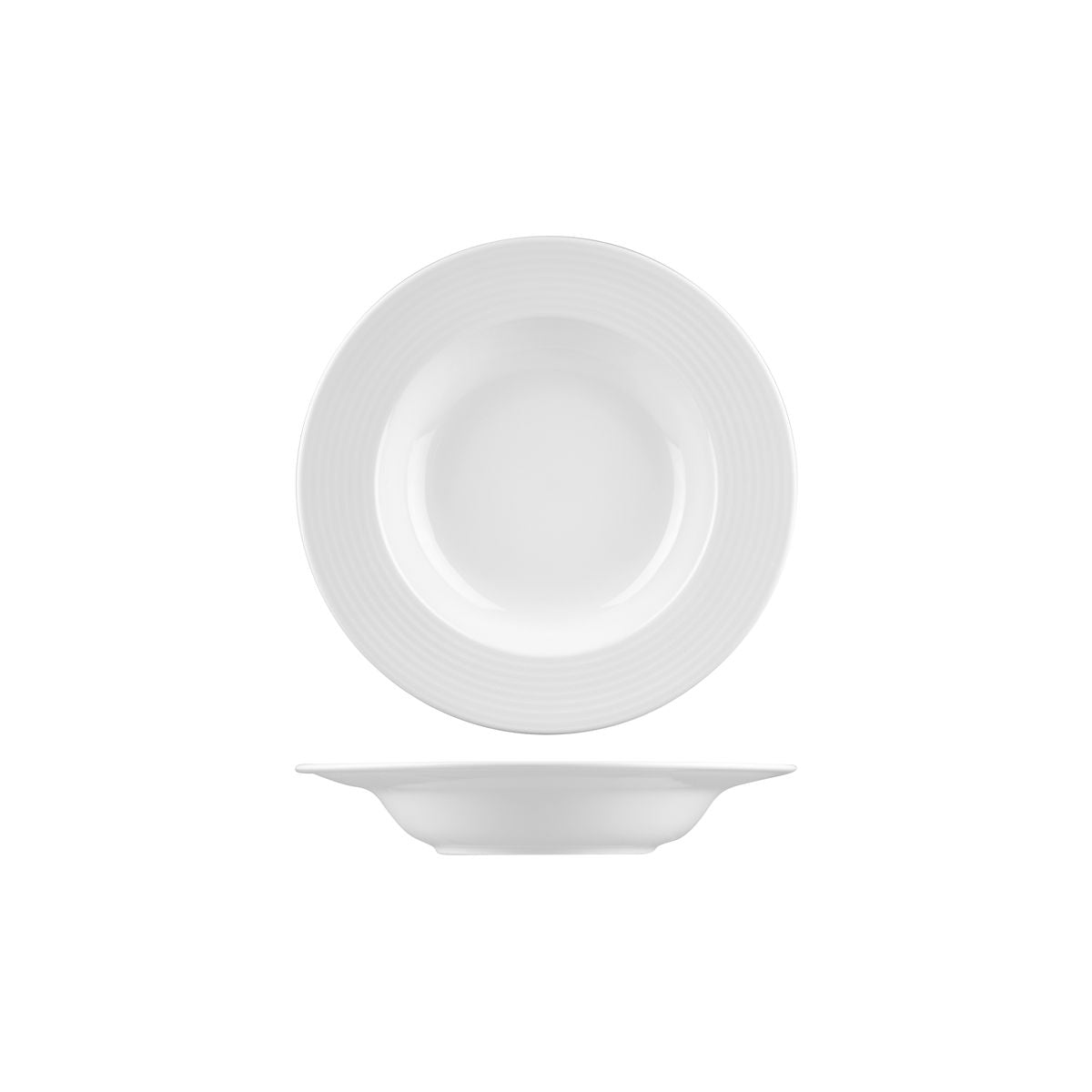 Deep Plate - 230Mm, Rondo from Rak Porcelain. made out of Porcelain and sold in boxes of 12. Hospitality quality at wholesale price with The Flying Fork!