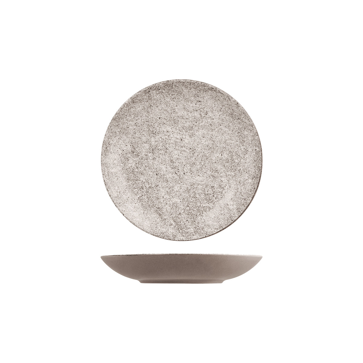 Round Deep Coupe Plate - 230Mm, Opulenz from Rak Porcelain. Textured, made out of Porcelain and sold in boxes of 12. Hospitality quality at wholesale price with The Flying Fork!