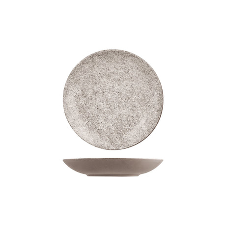 Round Deep Coupe Plate - 230Mm, Opulenz from Rak Porcelain. Textured, made out of Porcelain and sold in boxes of 12. Hospitality quality at wholesale price with The Flying Fork!