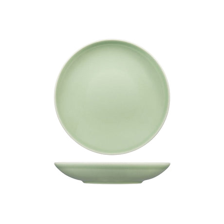 Round Coupe Bowl - Green, 230Mm, Vintage from Rak Porcelain. made out of Porcelain and sold in boxes of 12. Hospitality quality at wholesale price with The Flying Fork!