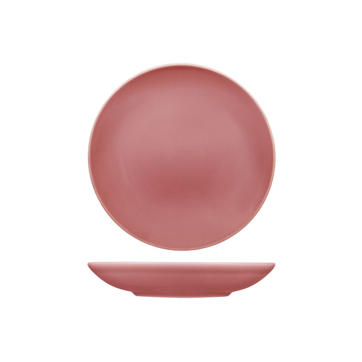 Round Coupe Bowl - Pink, 230Mm, Vintage from Rak Porcelain. made out of Porcelain and sold in boxes of 12. Hospitality quality at wholesale price with The Flying Fork!