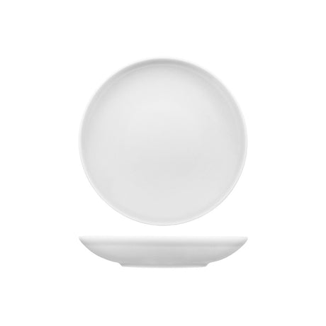 Round Coupe Bowl - White, 230Mm, Vintage from Rak Porcelain. made out of Porcelain and sold in boxes of 12. Hospitality quality at wholesale price with The Flying Fork!
