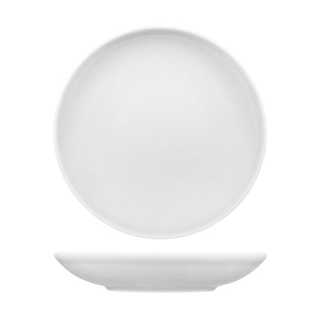 Round Coupe Bowl - White, 260Mm, Vintage from Rak Porcelain. made out of Porcelain and sold in boxes of 12. Hospitality quality at wholesale price with The Flying Fork!