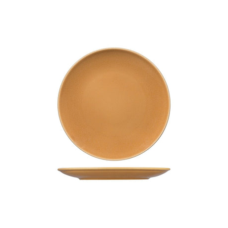 Round Coupe Plate - Beige, 210Mm, Vintage from Rak Porcelain. made out of Porcelain and sold in boxes of 12. Hospitality quality at wholesale price with The Flying Fork!