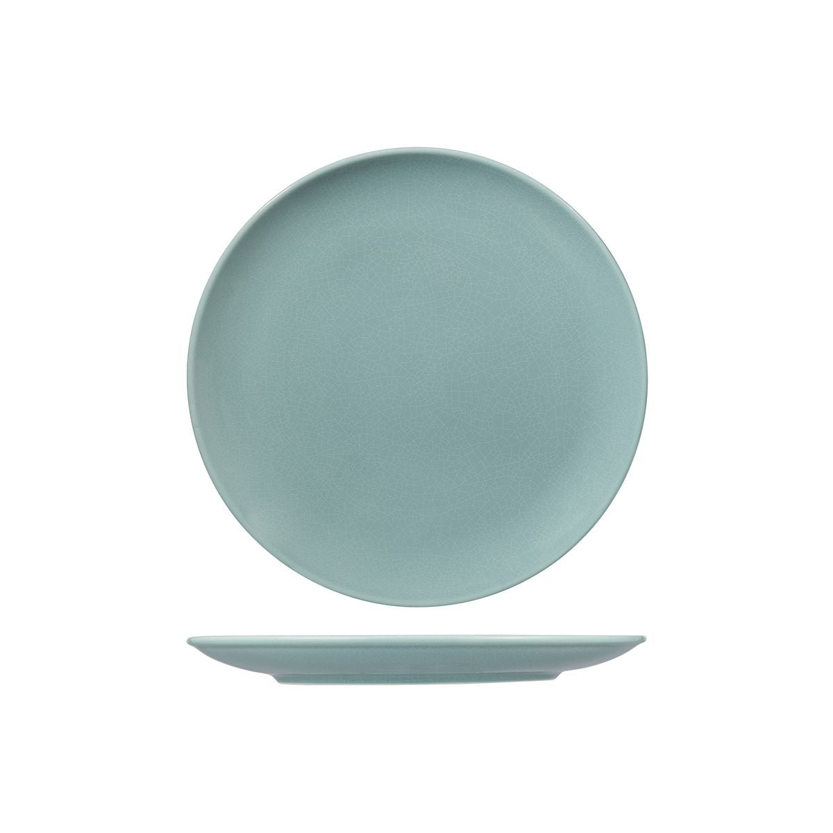 Round Coupe Plate - Blue, 240Mm, Vintage from Rak Porcelain. made out of Porcelain and sold in boxes of 12. Hospitality quality at wholesale price with The Flying Fork!