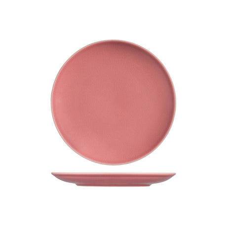 Round Coupe Plate - Pink, 240Mm, Vintage from Rak Porcelain. made out of Porcelain and sold in boxes of 12. Hospitality quality at wholesale price with The Flying Fork!