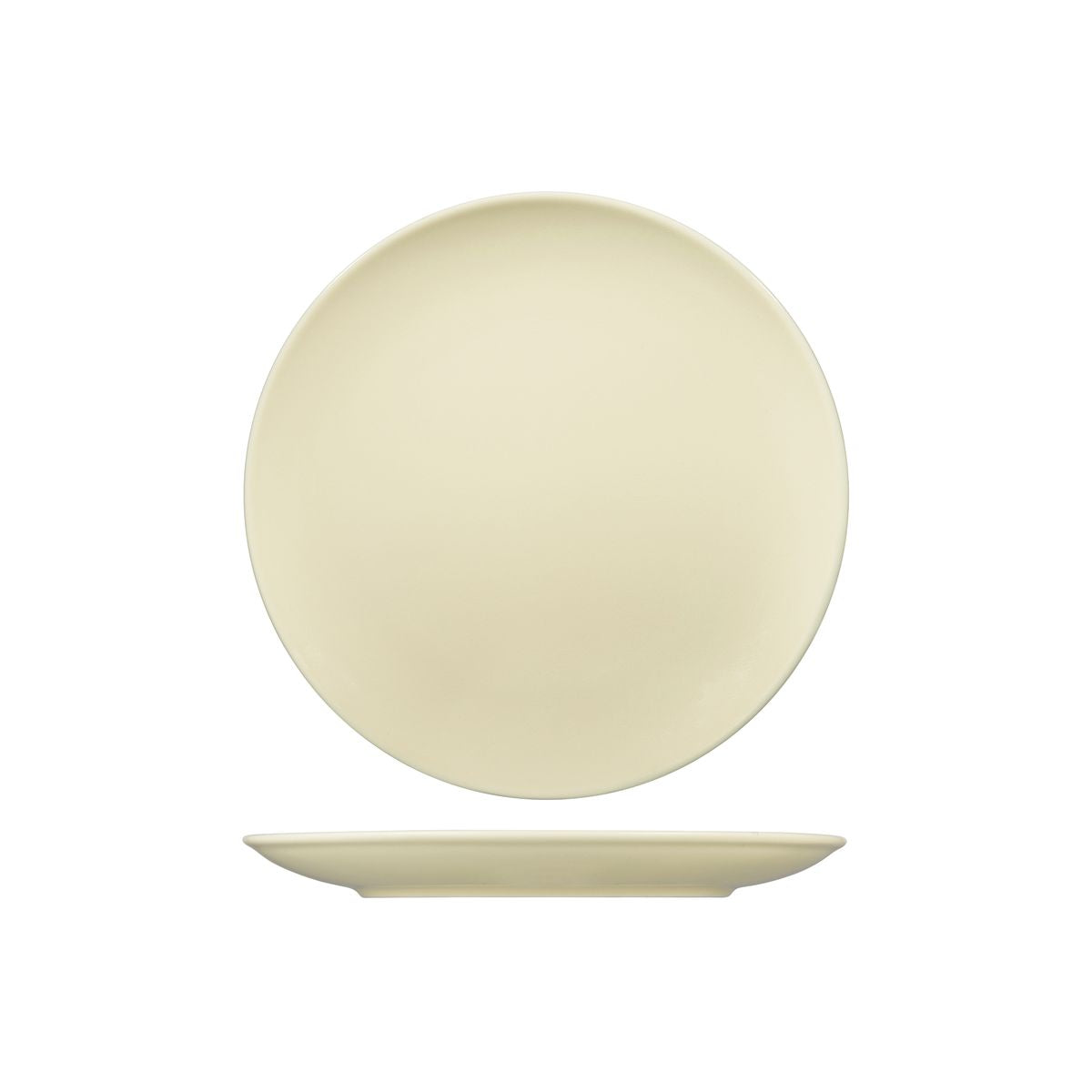 Round Coupe Plate - Pearly, 240Mm, Vintage from Rak Porcelain. made out of Porcelain and sold in boxes of 12. Hospitality quality at wholesale price with The Flying Fork!