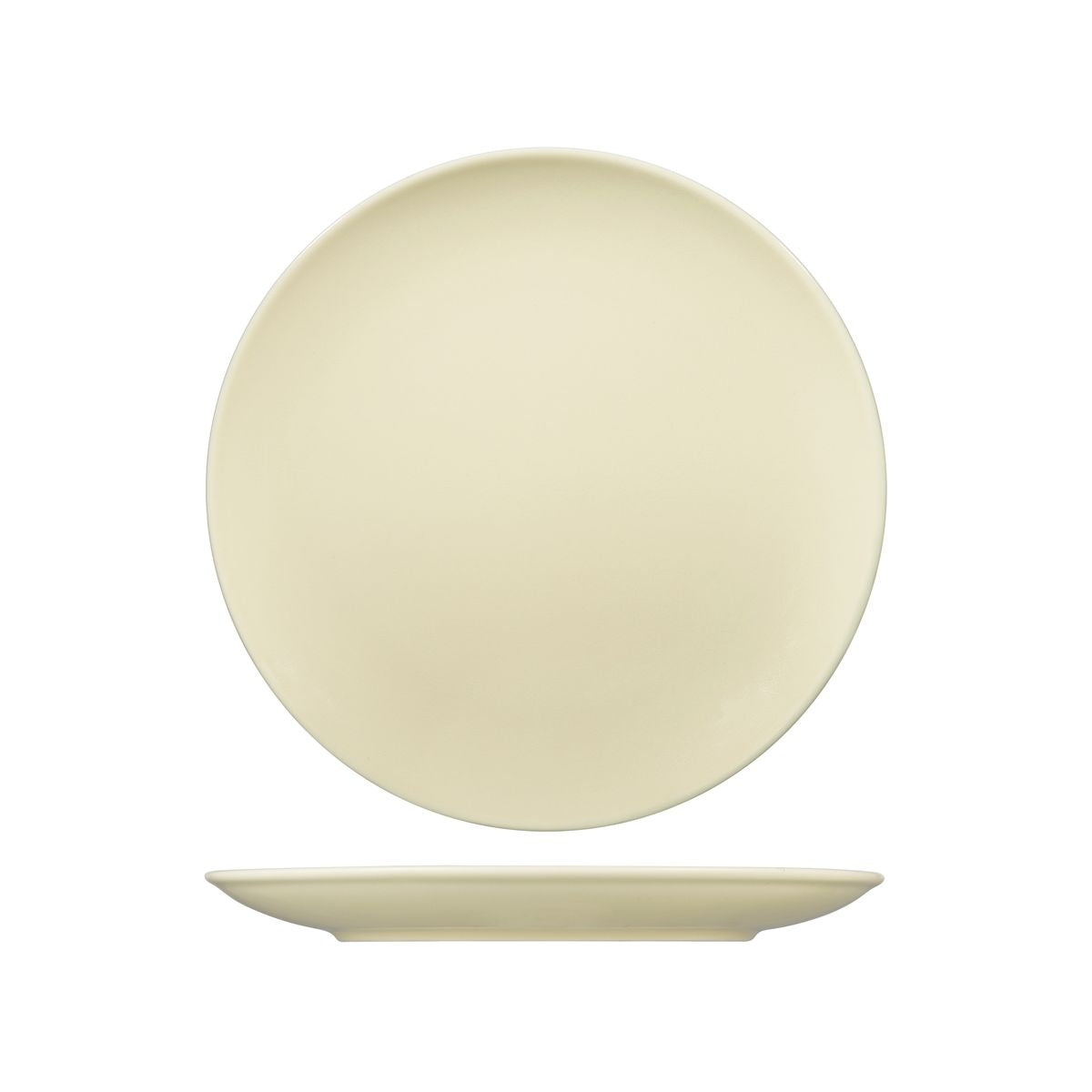 Round Coupe Plate - Pearly, 270Mm, Vintage from Rak Porcelain. made out of Porcelain and sold in boxes of 12. Hospitality quality at wholesale price with The Flying Fork!