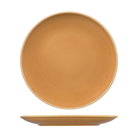 Round Coupe Plate - Beige, 310Mm, Vintage from Rak Porcelain. made out of Porcelain and sold in boxes of 6. Hospitality quality at wholesale price with The Flying Fork!