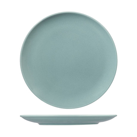 Round Coupe Plate - Blue, 310Mm, Vintage from Rak Porcelain. made out of Porcelain and sold in boxes of 6. Hospitality quality at wholesale price with The Flying Fork!