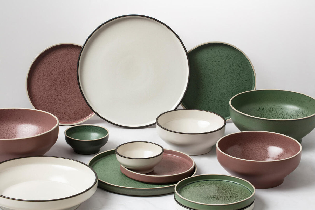 Round Stackable Plate - 160Mm, Smokey Plum: Pack of 6