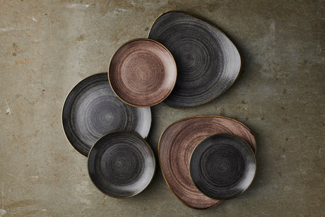 Coupe Bowl - 248Mm, Stonecast Raw Black: Pack of 12