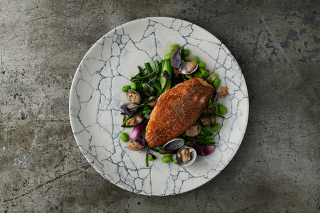 Coupe Plate - 217Mm, Kintsugi Pearl Grey: Pack of 12