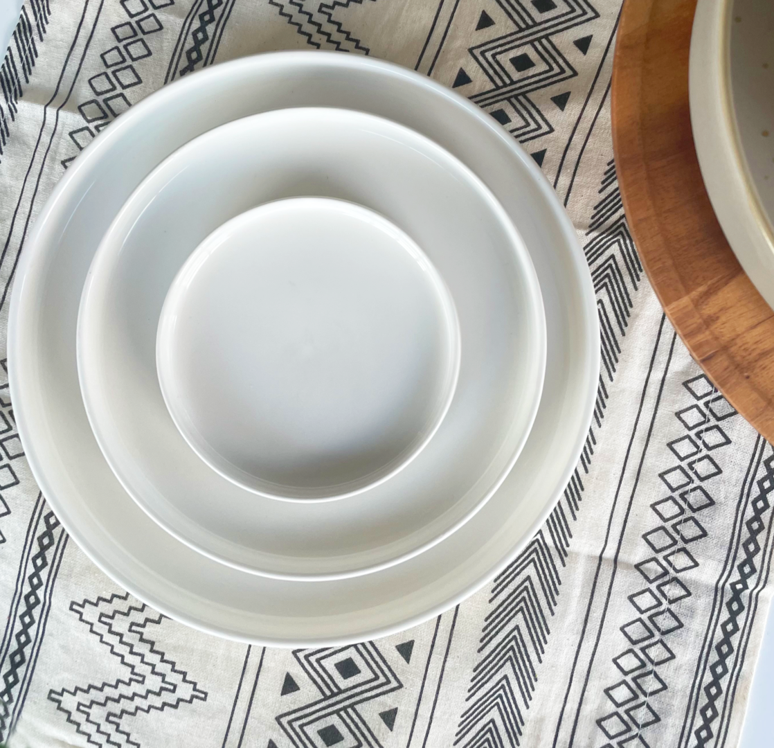 Low Plate - 260Mm, Stackable: Pack of 6