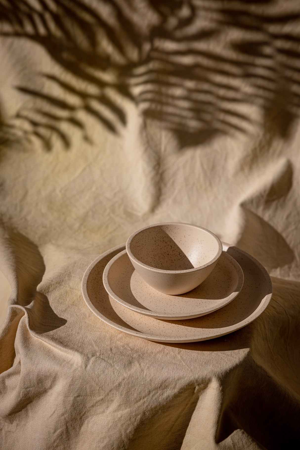 Round Plate -214Mm, Clay: Pack of 6