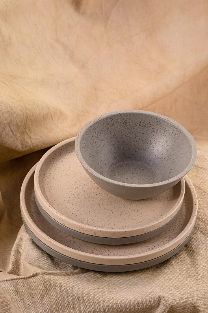 Share Bowl - 1100Ml, Clay: Pack of 4