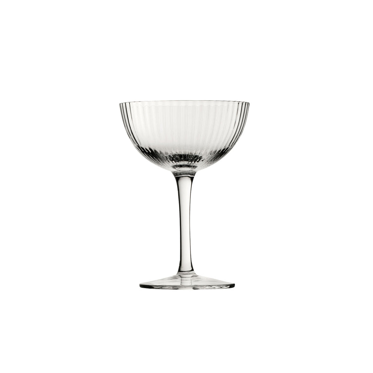 Deep Coupe - 230Ml, Hayworth from Utopia. Textured Glass, made out of Glass and sold in boxes of 24. Hospitality quality at wholesale price with The Flying Fork!