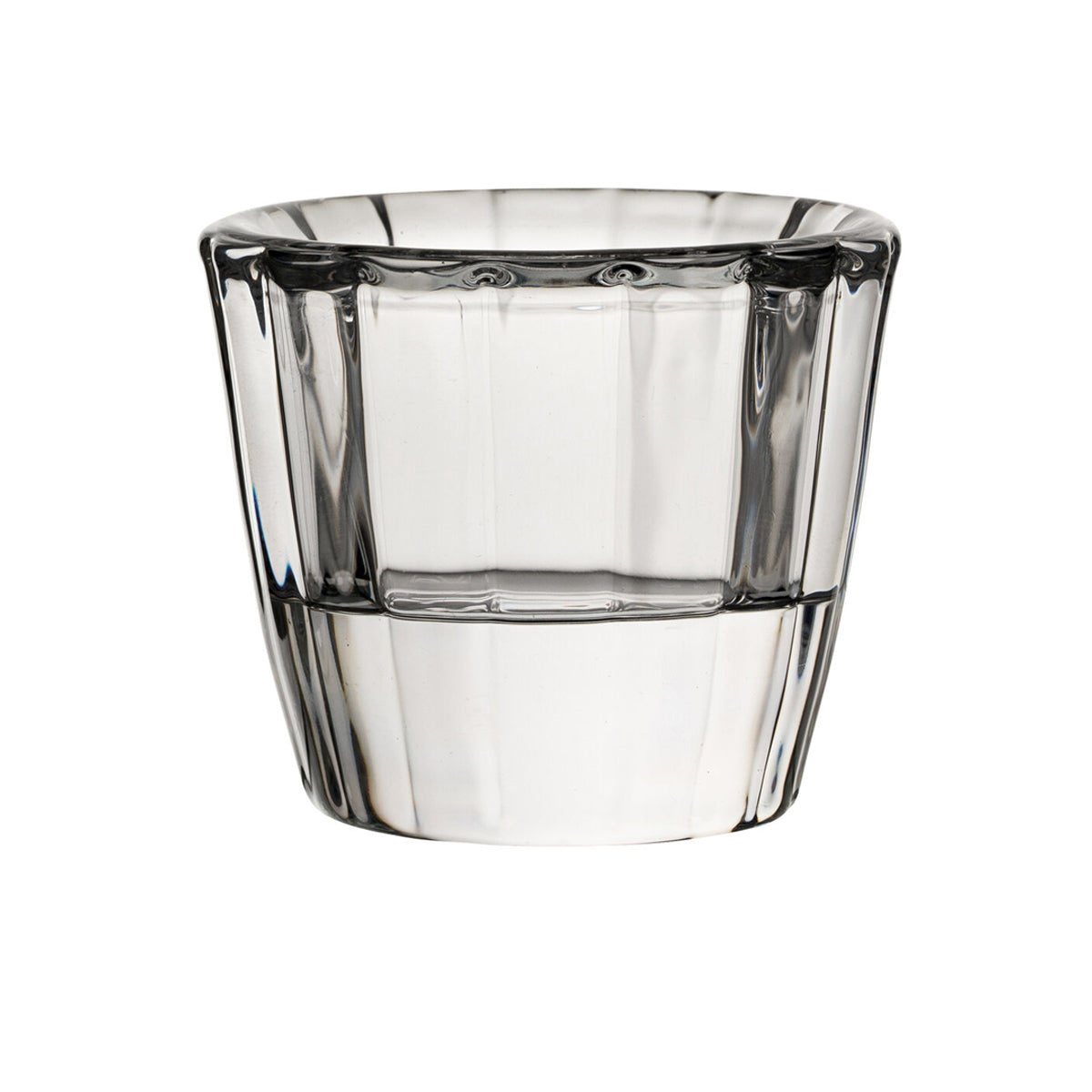Ribbed Votive Clear from Utopia. Sold in boxes of 12. Hospitality quality at wholesale price with The Flying Fork!
