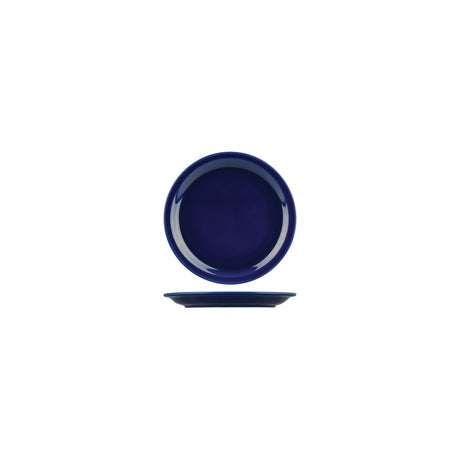 ROUND NARROW RIM PLATE - Blue, 160mm, Flinders Healthcare