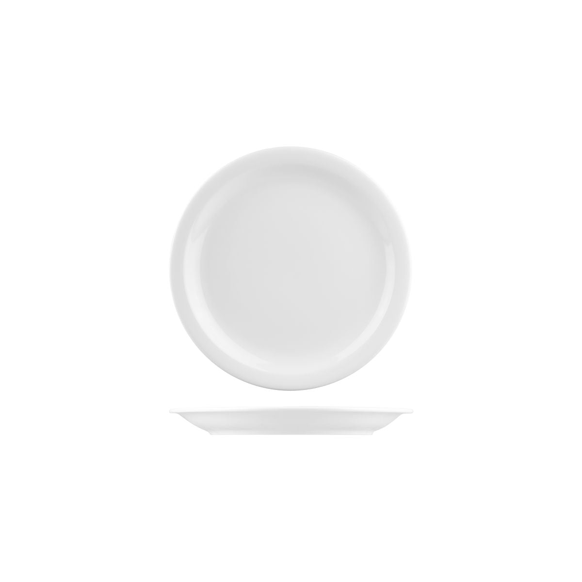 ROUND NARROW RIM PLATE - 250mm, Flinders Collection