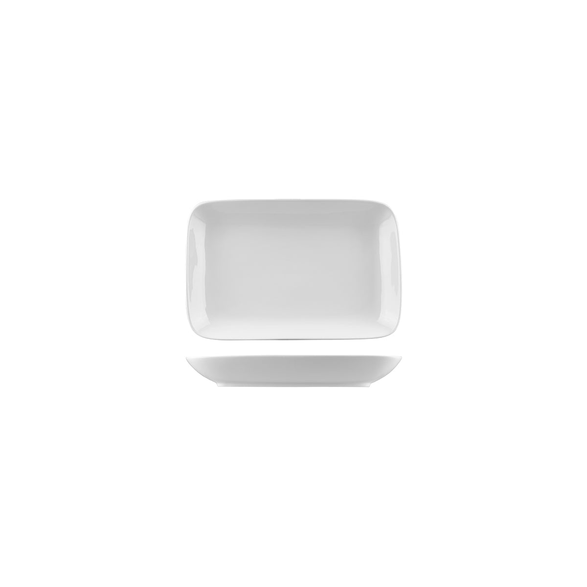 RECTANGULAR COUPE PLATE - 205mm, Xtras