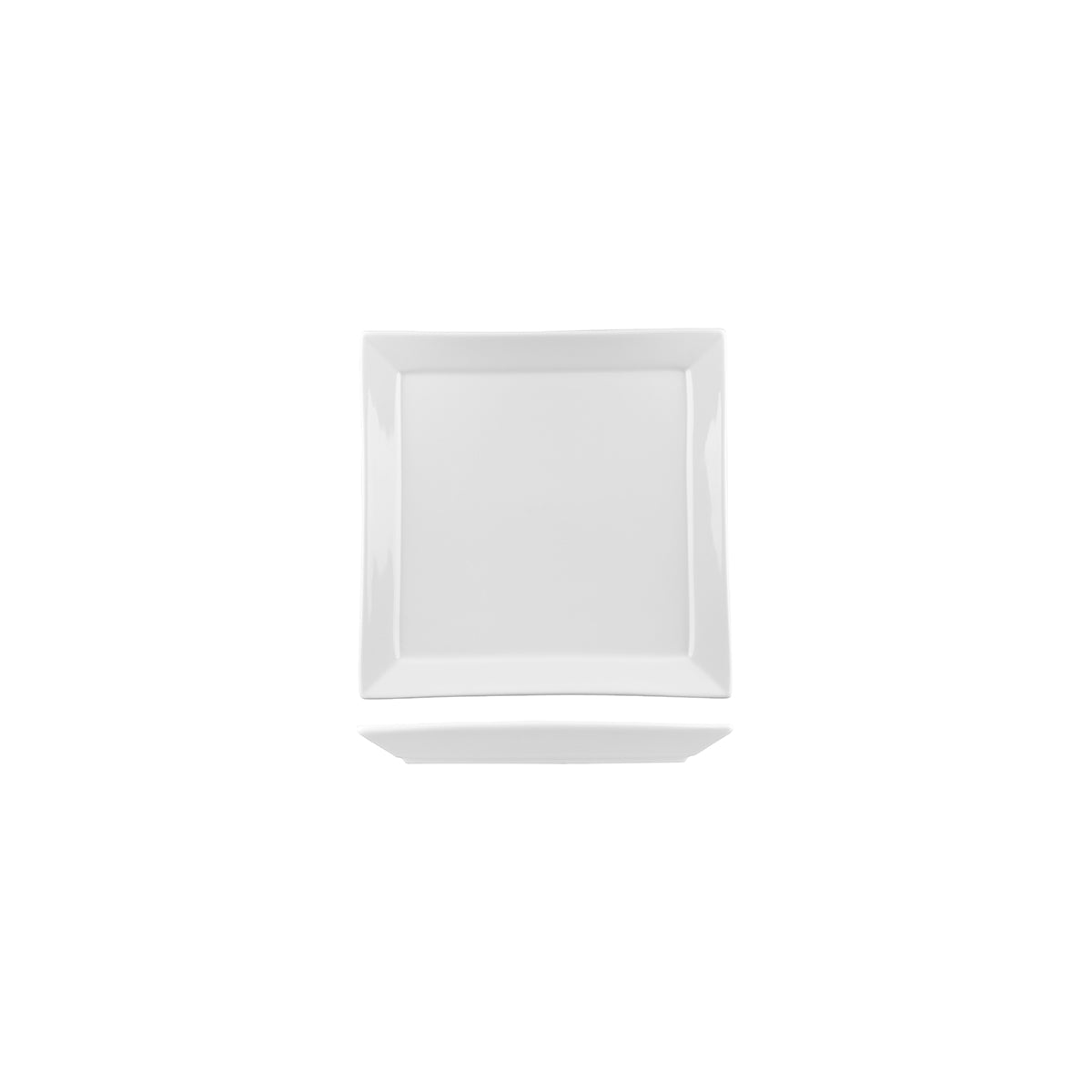NARROW RIM SQUARE PLATE - 183mm, Xtras