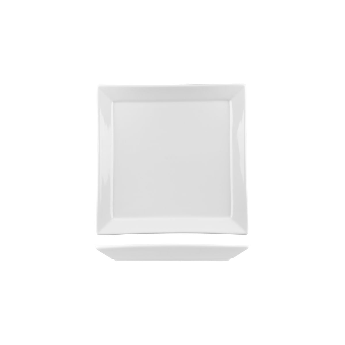 NARROW RIM SQUARE PLATE - 233mm, Xtras