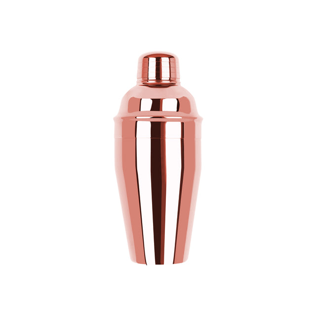 Classic Club Cocktail Shaker - 3Pc, Rose Gold, 500Ml from Zanzi. Packed in a gift box and sold in boxes of 1. Hospitality quality at wholesale price with The Flying Fork!