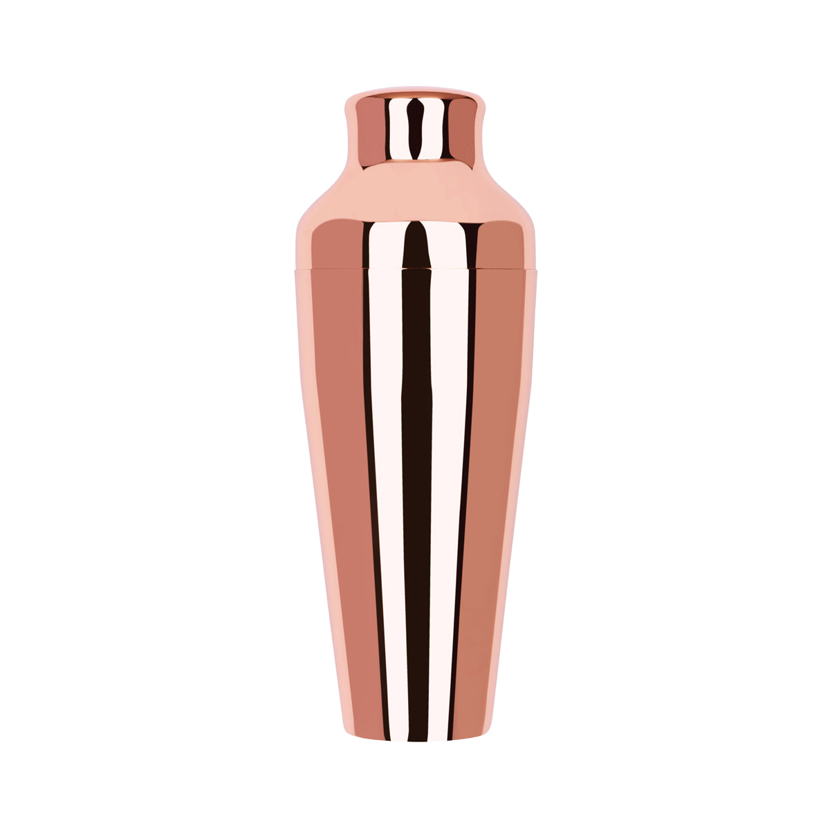 Parisian Cocktail Shaker - 2Pc, Rose Gold, 500Ml from Zanzi. Packed in a gift box and sold in boxes of 1. Hospitality quality at wholesale price with The Flying Fork!