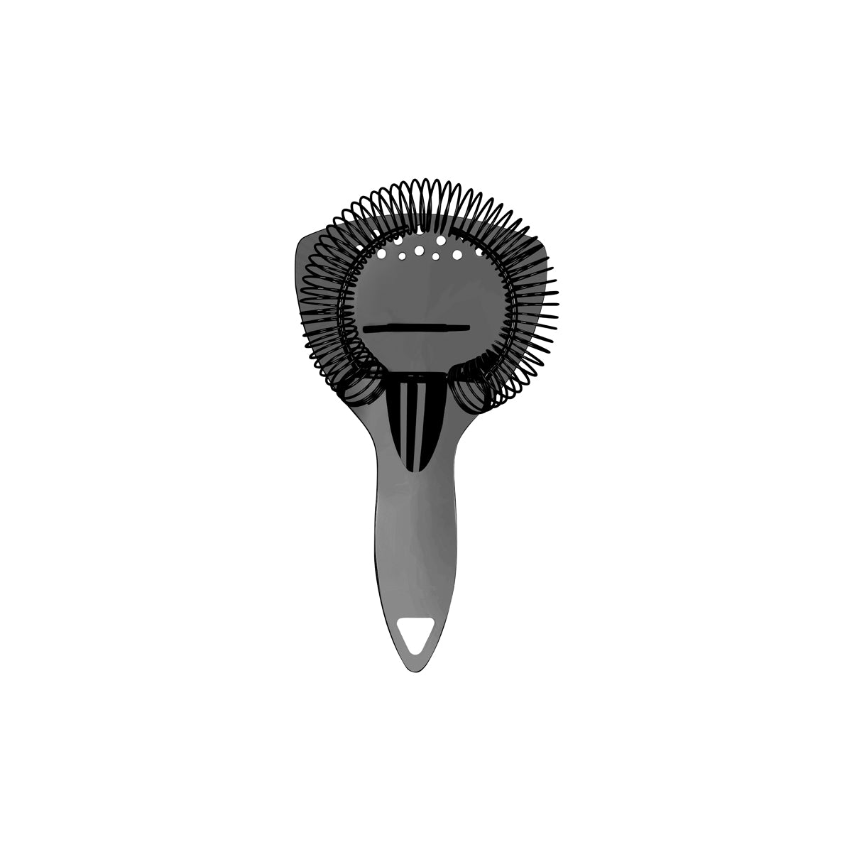 Luxury Cocktail Strainer - Gun Metal from Zanzi. Packed in a gift box and sold in boxes of 1. Hospitality quality at wholesale price with The Flying Fork!