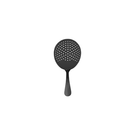 Club Julep Strainer - Gun Metal from Zanzi. Packed in a gift box and sold in boxes of 1. Hospitality quality at wholesale price with The Flying Fork!