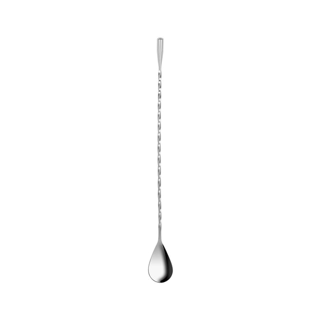 Tear Drop Bar Spoon from Zanzi. Packed in a gift box and sold in boxes of 1. Hospitality quality at wholesale price with The Flying Fork!
