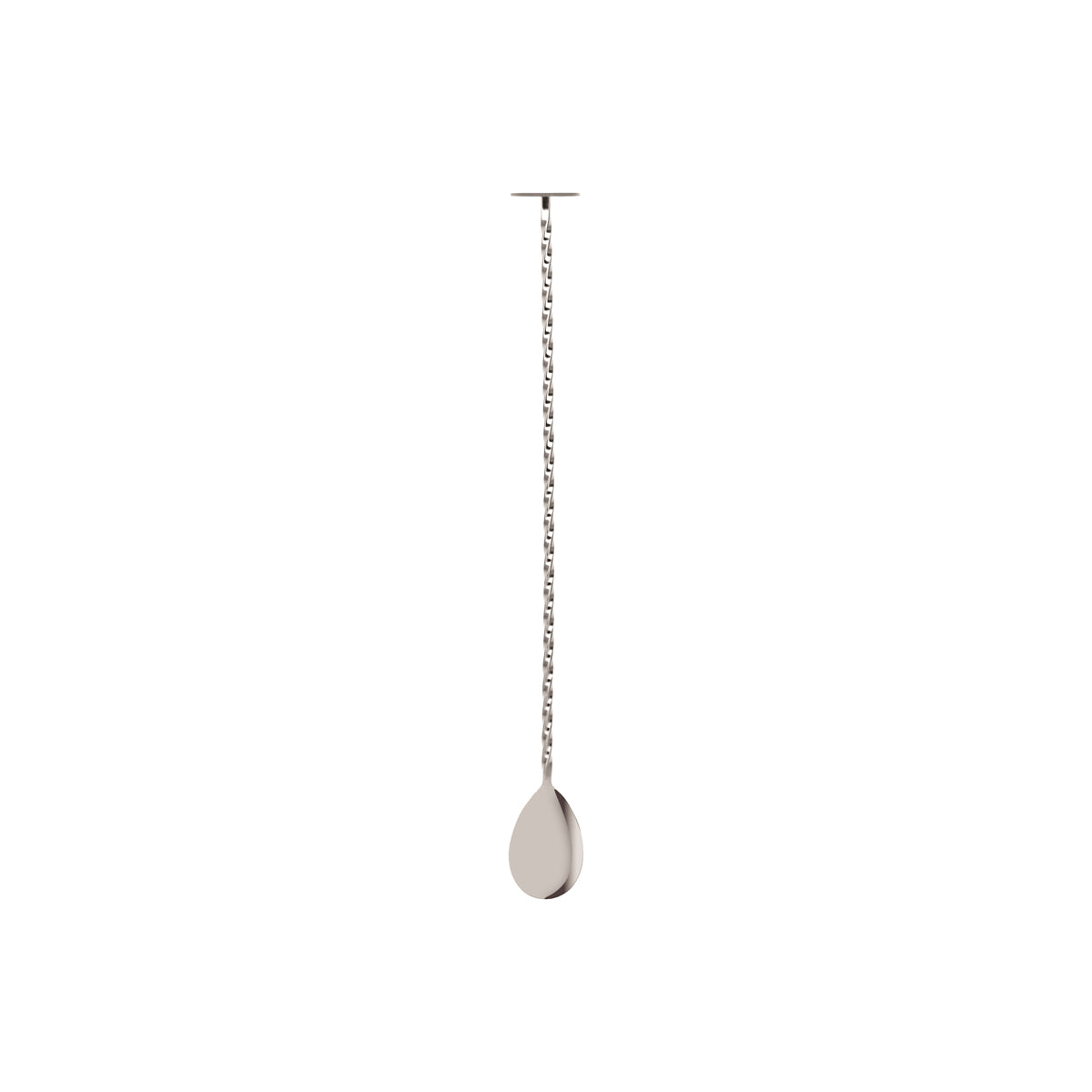 Tail Disk Bar Spoon W/Muddler from Zanzi. Packed in a gift box and sold in boxes of 1. Hospitality quality at wholesale price with The Flying Fork!
