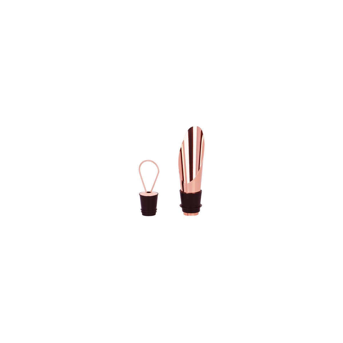 Wine Stopper - W/Pouring Spout, Rose Gold: Pack of 1