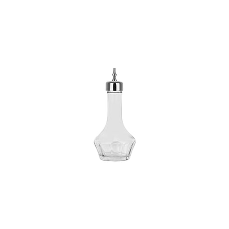 Bitters Bottle Glass - Gun Metal Top, 50Ml from Zanzi. Packed in a gift box and sold in boxes of 1. Hospitality quality at wholesale price with The Flying Fork!