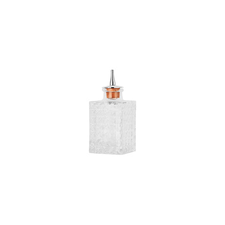 Square Bitters Bottle Glass - 90Ml from Zanzi. Packed in a gift box and sold in boxes of 1. Hospitality quality at wholesale price with The Flying Fork!