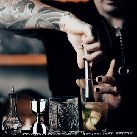 Zanzi Cocktail Muddler Stainless Steel - 205x33Mm