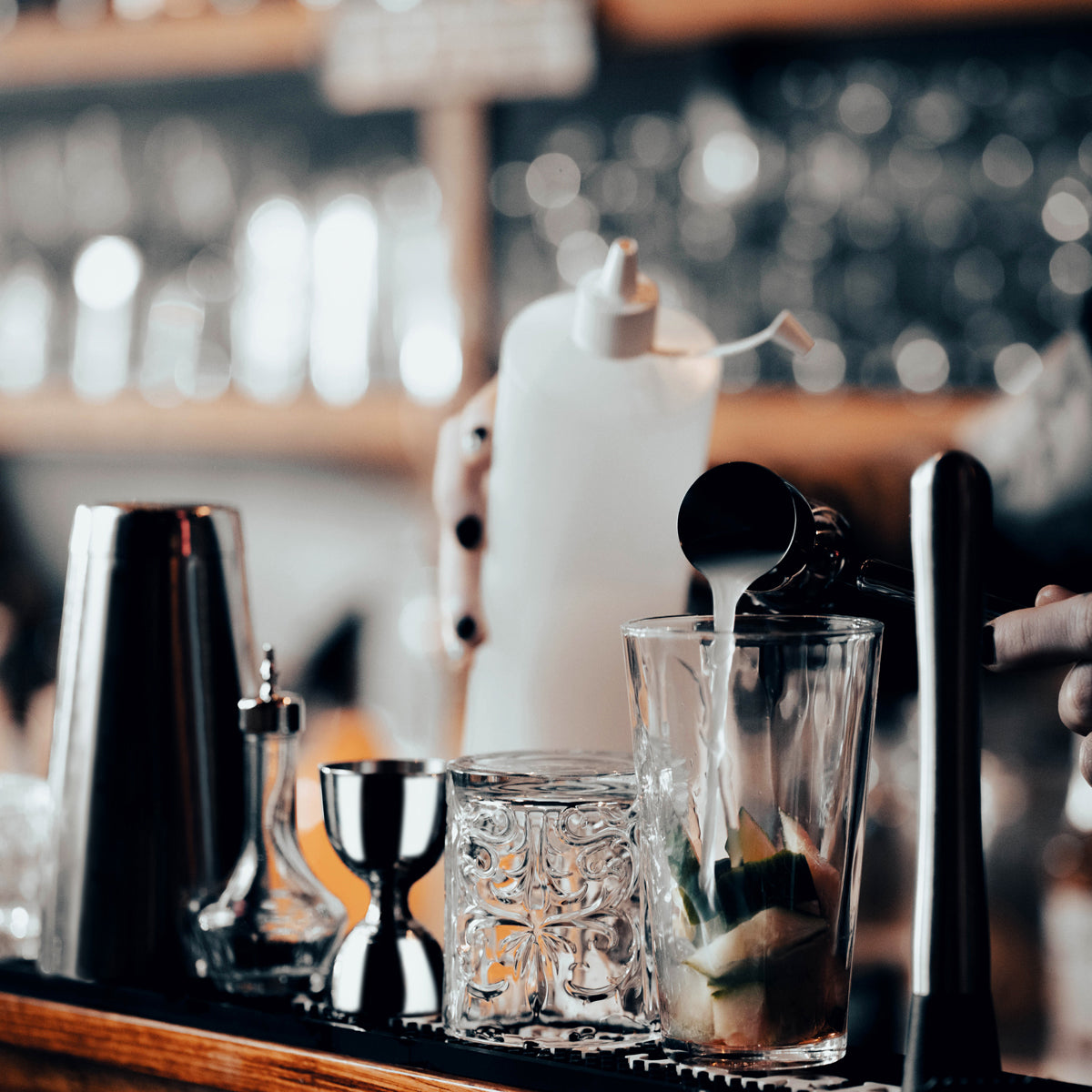 Alligator Teeth Ice Tong - Gun Metal, Black, 180Mm