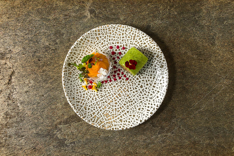Round Coupe Plate - 210Mm, Lapya Wood: Pack of 12
