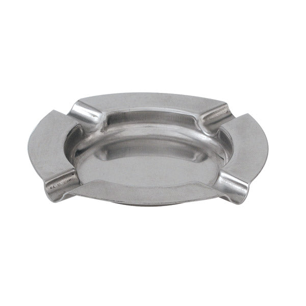 Ashtray - S-S, Round, 125mm from TheFlyingFork. Sold in boxes of 1. Hospitality quality at wholesale price with The Flying Fork!