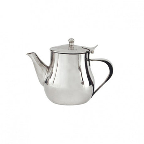 Atlantic Teapot - 18-8, 500ml from TheFlyingFork. made out of Stainless Steel and sold in boxes of 1. Hospitality quality at wholesale price with The Flying Fork!