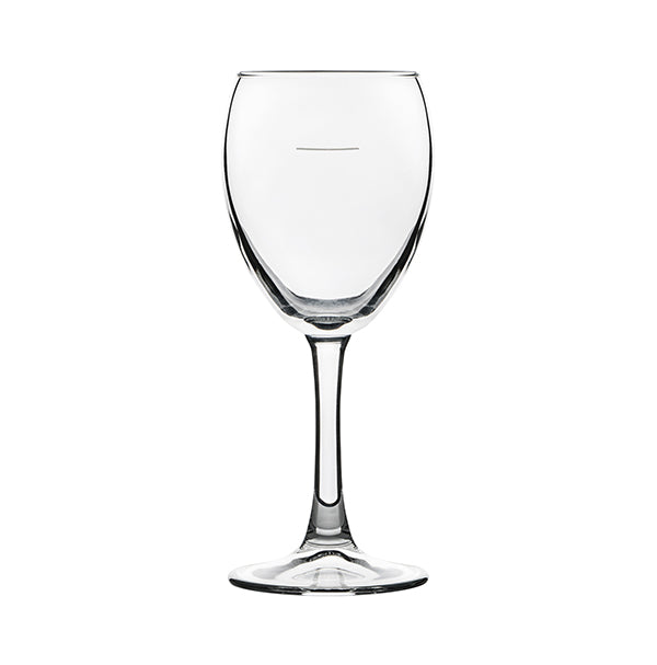 Atlas Wine With Pour Line - 230ml from Crown Glassware. Sold in boxes of 24. Hospitality quality at wholesale price with The Flying Fork!