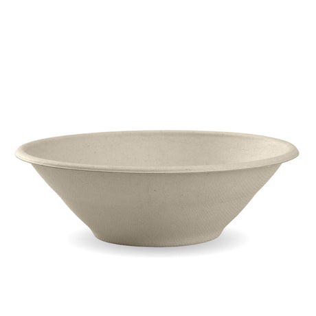 Biocane Bowl - Natural, 32oz (Box of 400) from BioPak. Compostable, made out of Sugarcane and sold in boxes of 1. Hospitality quality at wholesale price with The Flying Fork!