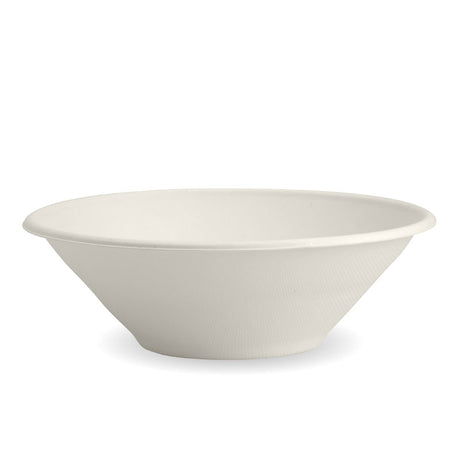 Biocane Bowl - White, 32oz (Box of 400) from BioPak. Compostable, made out of Sugarcane and sold in boxes of 1. Hospitality quality at wholesale price with The Flying Fork!